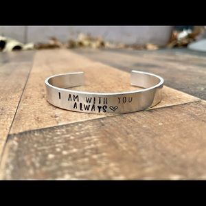 Hand Stamped cuff